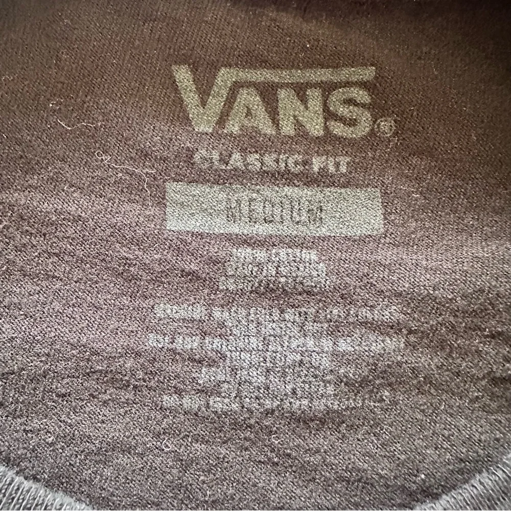 Vans Men's Black Long Sleeve Shirt- Size Medium - Picture 3 of 7